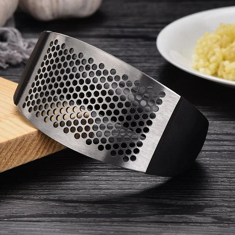 Factory Tik Tok Hot Selling High Quality Stainless Steel Garlic Grinder Press Set Pepper Mill Tools