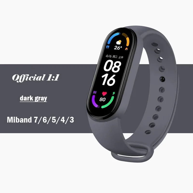 Silicone Strap for Xiaomi Mi Band (3-7 NFC)
