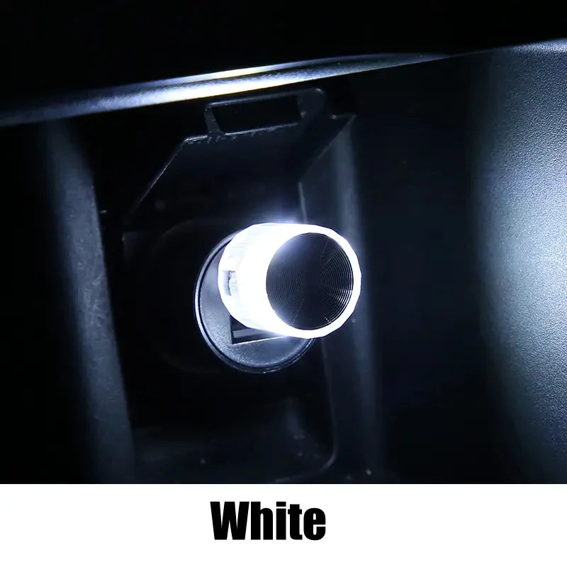 "1PC Car Mini USB LED Ambient Light – Plug & Play Decorative Lamp"