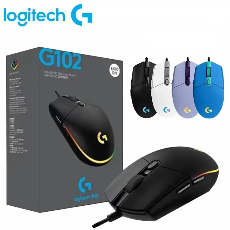 Logitech G102 Wired Gaming Mouse 8000 DPI