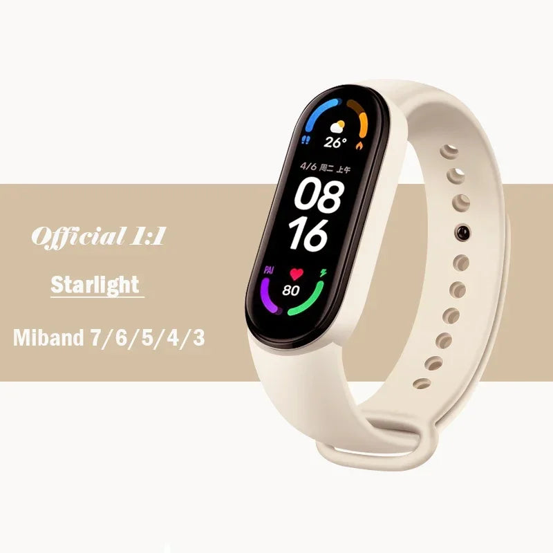 Silicone Strap for Xiaomi Mi Band (3-7 NFC)