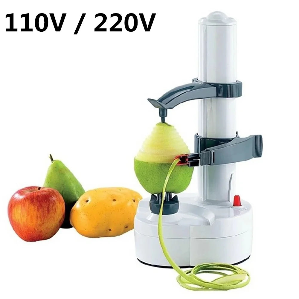 Automatic Potato Peeler Electric with 3 Blades 220V 110V Peeler Apple Paring Machine Kitchen Corer Cutter For Vegetable Fruits