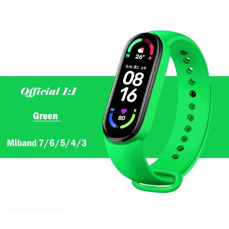 Silicone Strap for Xiaomi Mi Band (3-7 NFC)