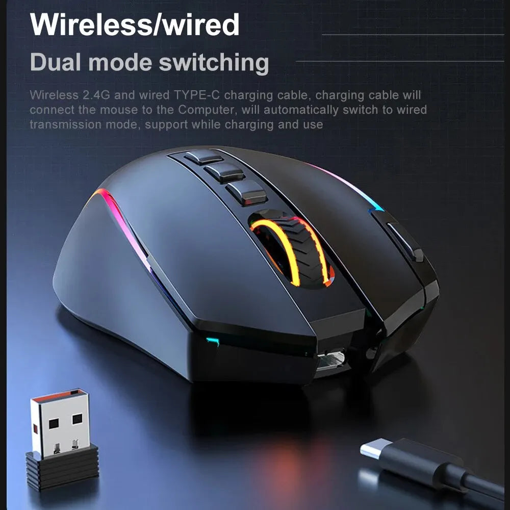 E-YOOSO X-11 RGB Wireless Gaming Mouse 4000 DPI