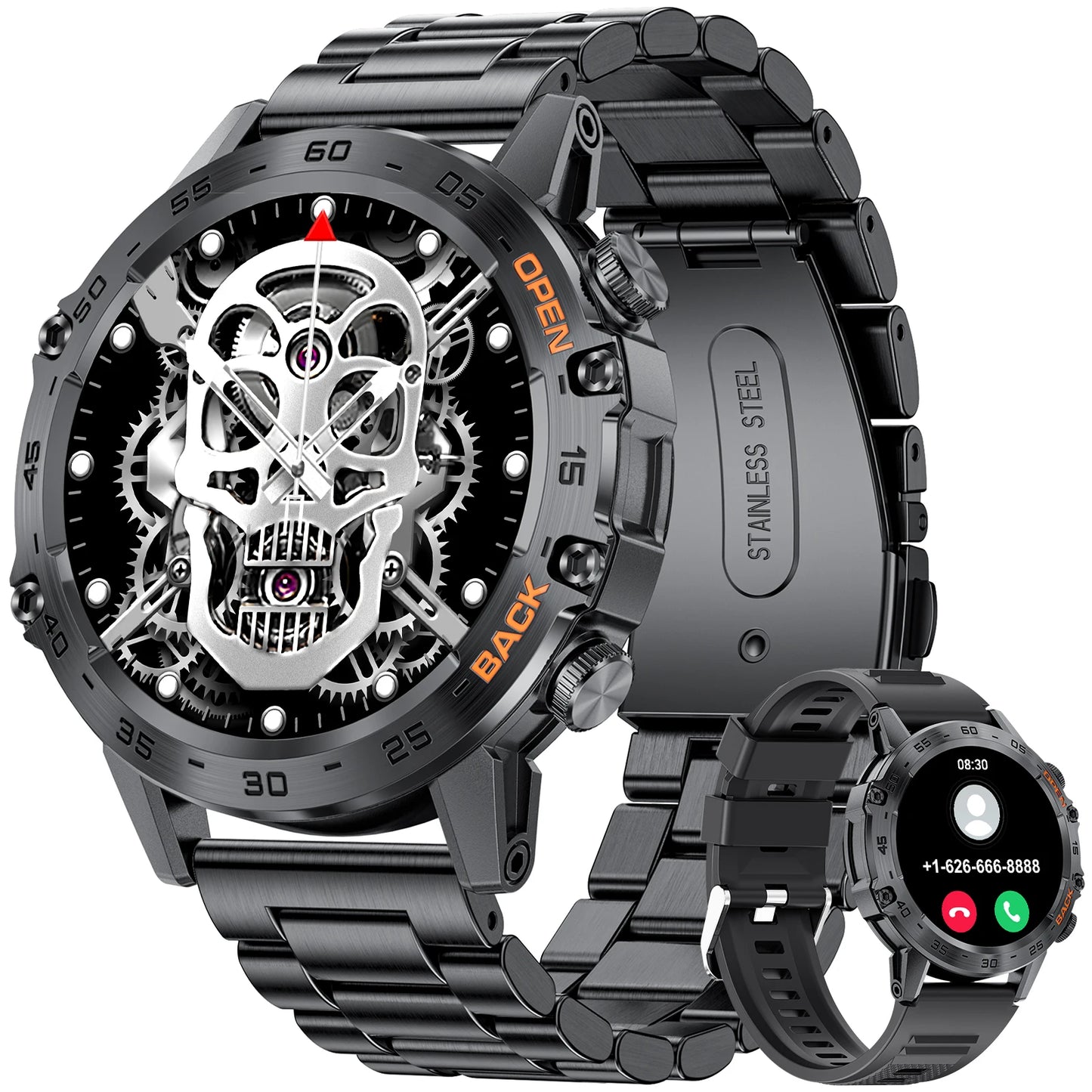 LIGE 1.39" Bluetooth Call Smartwatch for Men