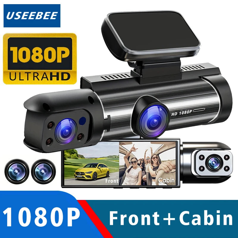 Dual Lens FHD 1080P Car DVR Dash Camera