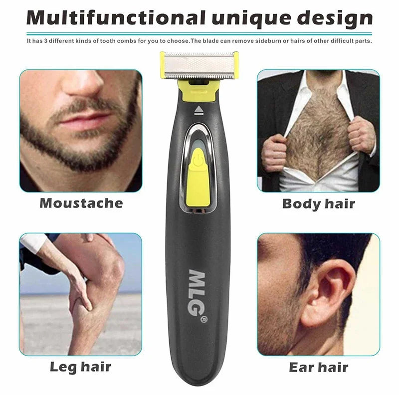 MLG Electric Shaver – Portable Full Body Trimmer for Men & Women, USB Rechargeable