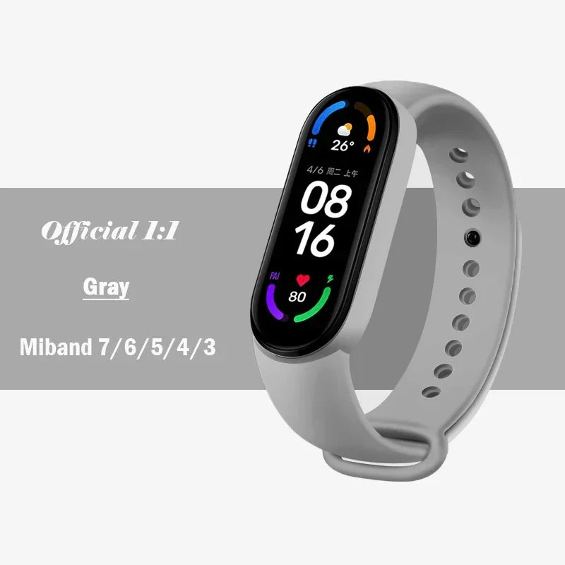 Silicone Strap for Xiaomi Mi Band (3-7 NFC)