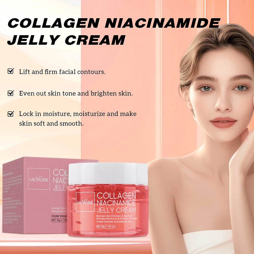 75ml Collagen Peel-off Mask Night Wrapping Mask Facial Mud 50g Collagen Jelly Cream Firming Skin Moisturizing Face Masks Cream