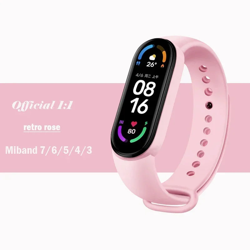 Silicone Strap for Xiaomi Mi Band (3-7 NFC)