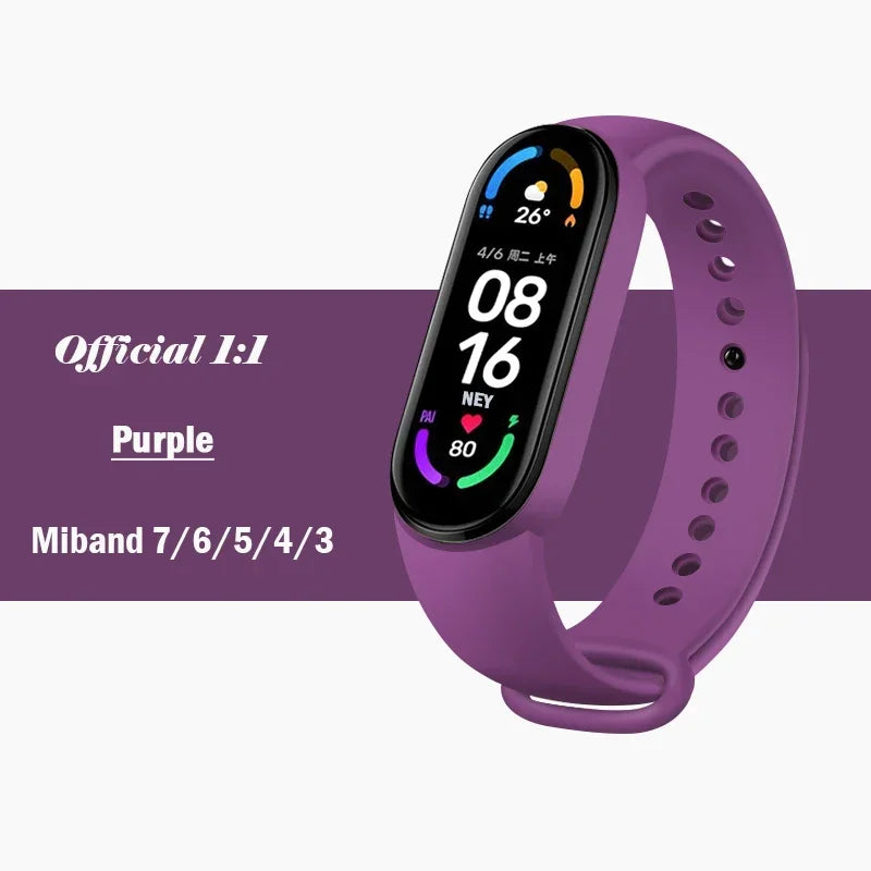 Silicone Strap for Xiaomi Mi Band (3-7 NFC)