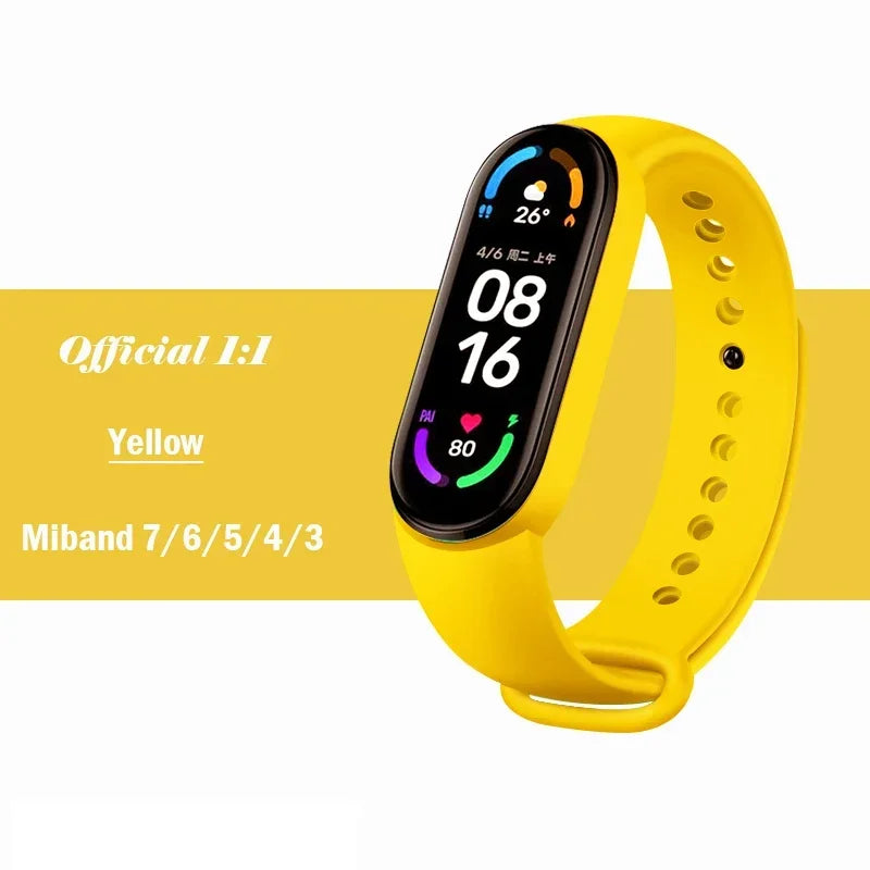 Silicone Strap for Xiaomi Mi Band (3-7 NFC)