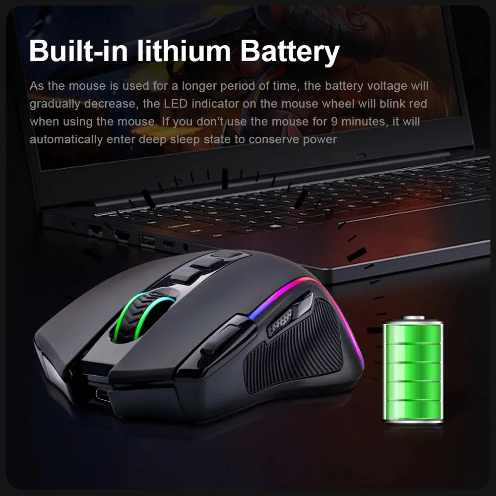 E-YOOSO X-11 RGB Wireless Gaming Mouse 4000 DPI