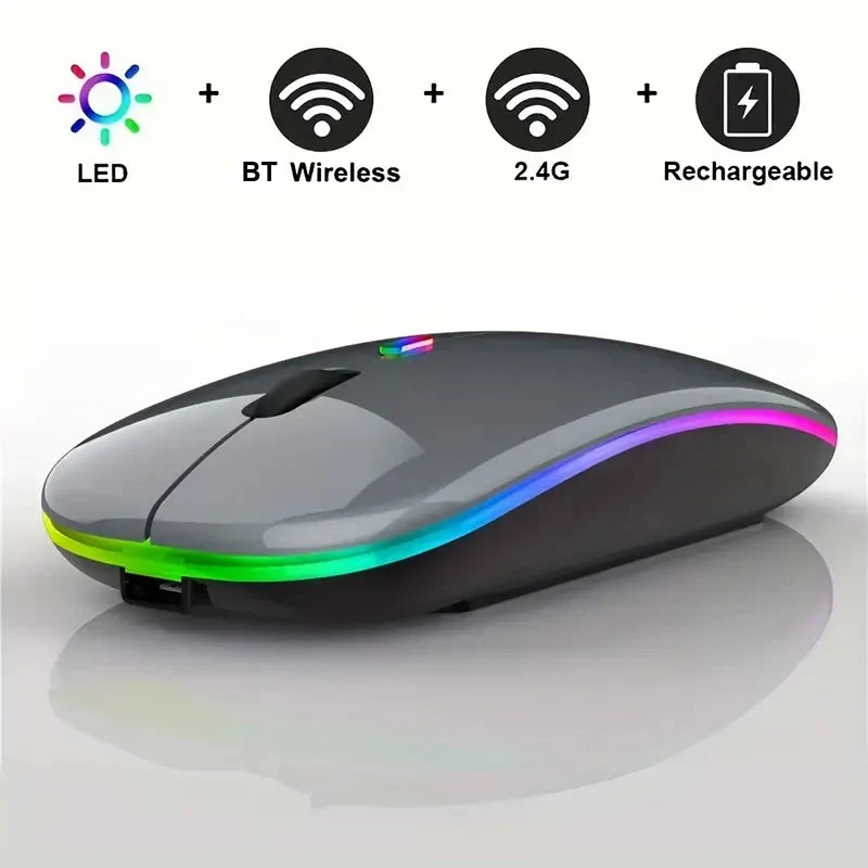 Led Wireless Mouse Bluetooth-compatible