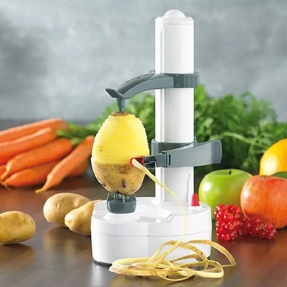 Automatic Rotating Peeling Too,lElectric Peeler For Vegetables Multi-function Fruit Potato Carrot Grater Peelers Cutter Kitchen