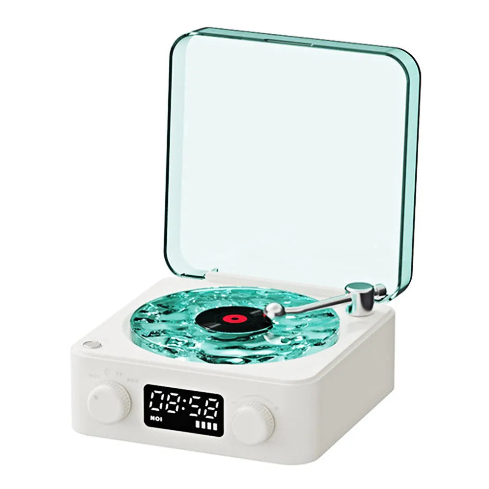 Mini Retro Bluetooth Speaker with White Noise & RGB Lights