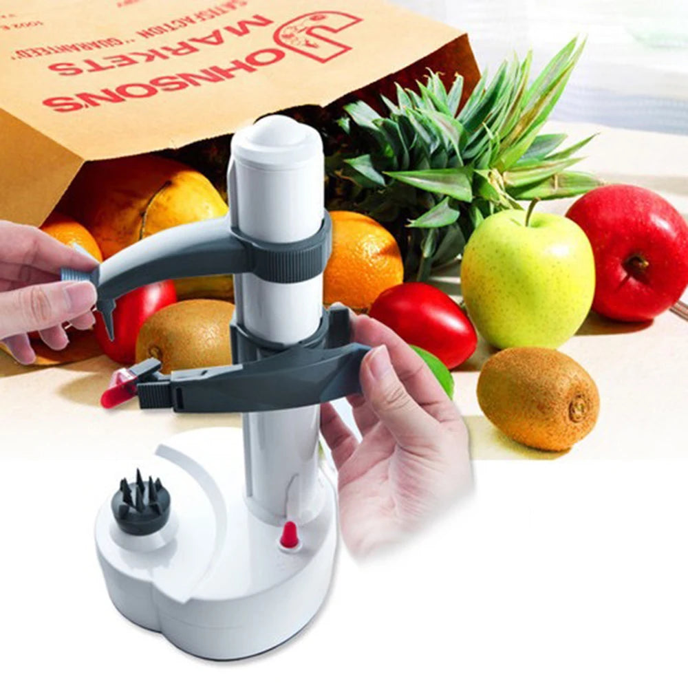 Automatic Potato Peeler Electric with 3 Blades 220V 110V Peeler Apple Paring Machine Kitchen Corer Cutter For Vegetable Fruits