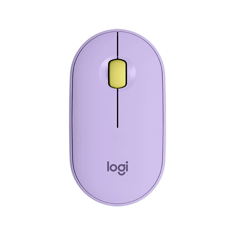 Logitech PEBBLE Wireless Bluetooth Mouse Dual Mode Mute Office Mouse Girls Compact Portable Laptop Ipad Tablet Mouse new 100% or