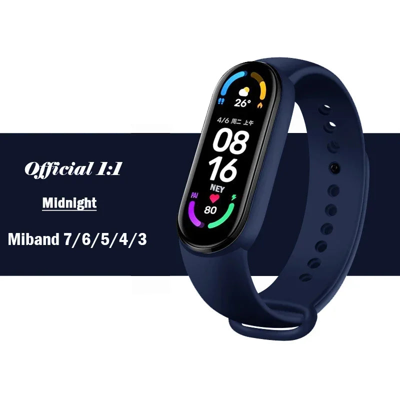 Silicone Strap for Xiaomi Mi Band (3-7 NFC)