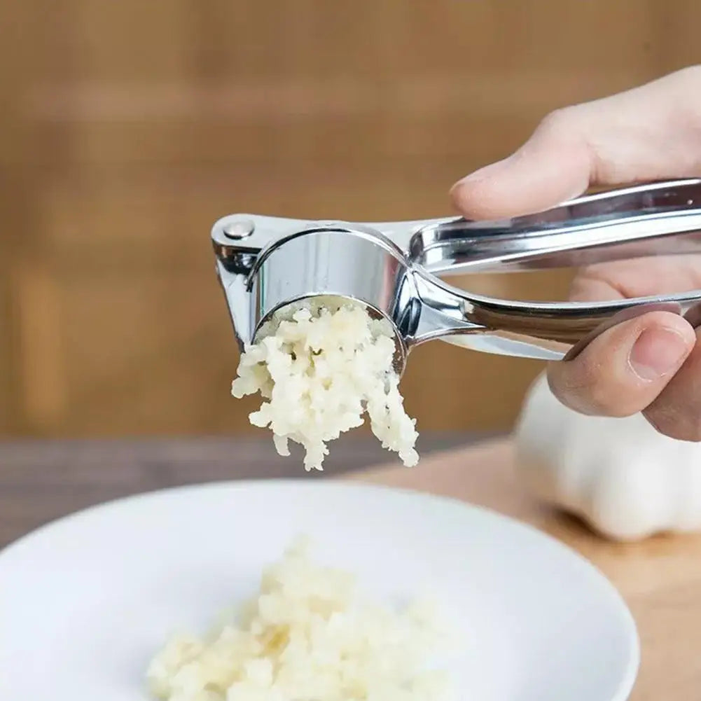Stainless Steel Multifunction Garlic Press Crusher Kitchen Cooking Ginger Squeezer Masher Handheld Ginger Mincer Tools