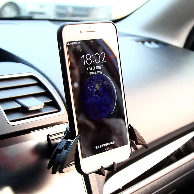Bat-Shaped Car Phone Holder for 4-6.5 Inch Devices