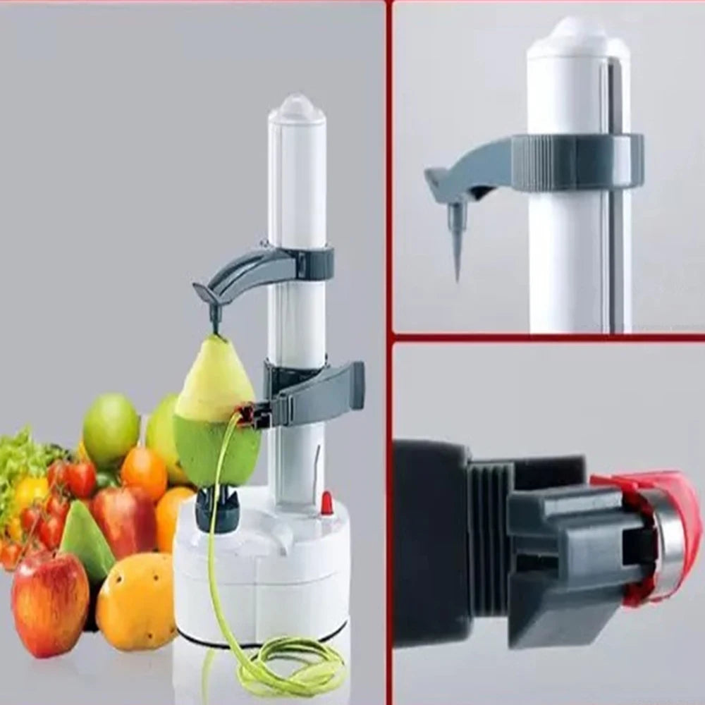 Automatic Potato Peeler Electric with 3 Blades 220V 110V Peeler Apple Paring Machine Kitchen Corer Cutter For Vegetable Fruits