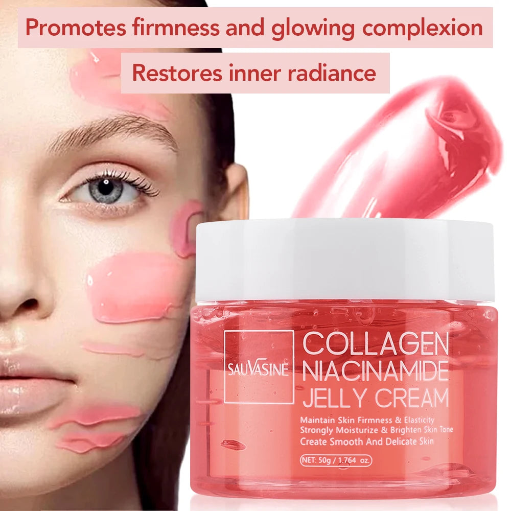 75ml Collagen Peel-off Mask Night Wrapping Mask Facial Mud 50g Collagen Jelly Cream Firming Skin Moisturizing Face Masks Cream