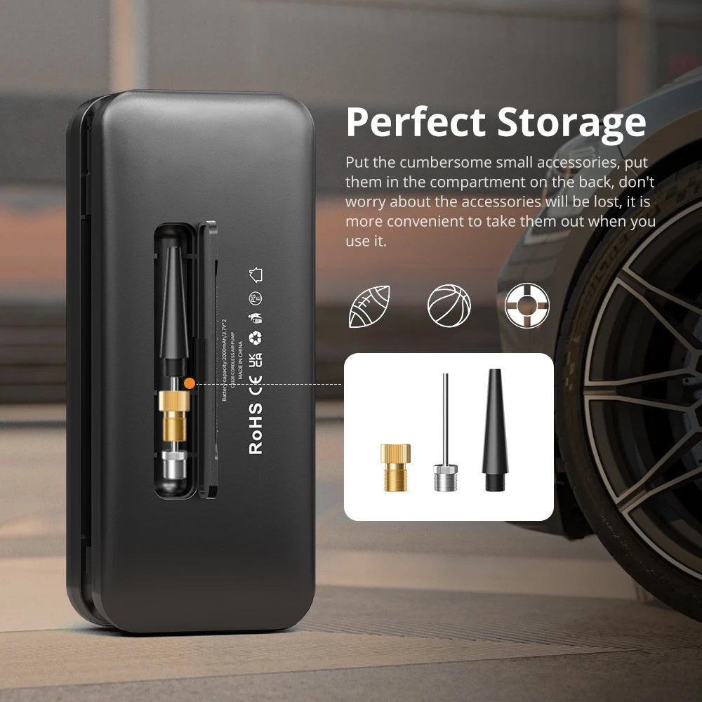 Carsun Portable Rechargeable Tire & Ball Inflator"