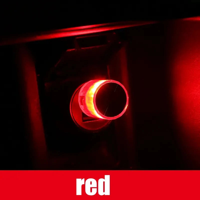 "1PC Car Mini USB LED Ambient Light – Plug & Play Decorative Lamp"