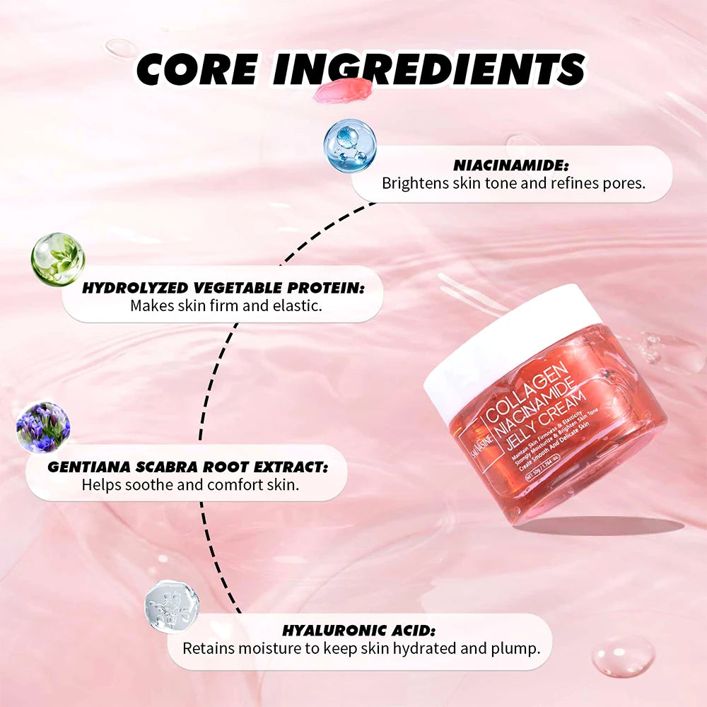 75ml Collagen Peel-off Mask Night Wrapping Mask Facial Mud 50g Collagen Jelly Cream Firming Skin Moisturizing Face Masks Cream