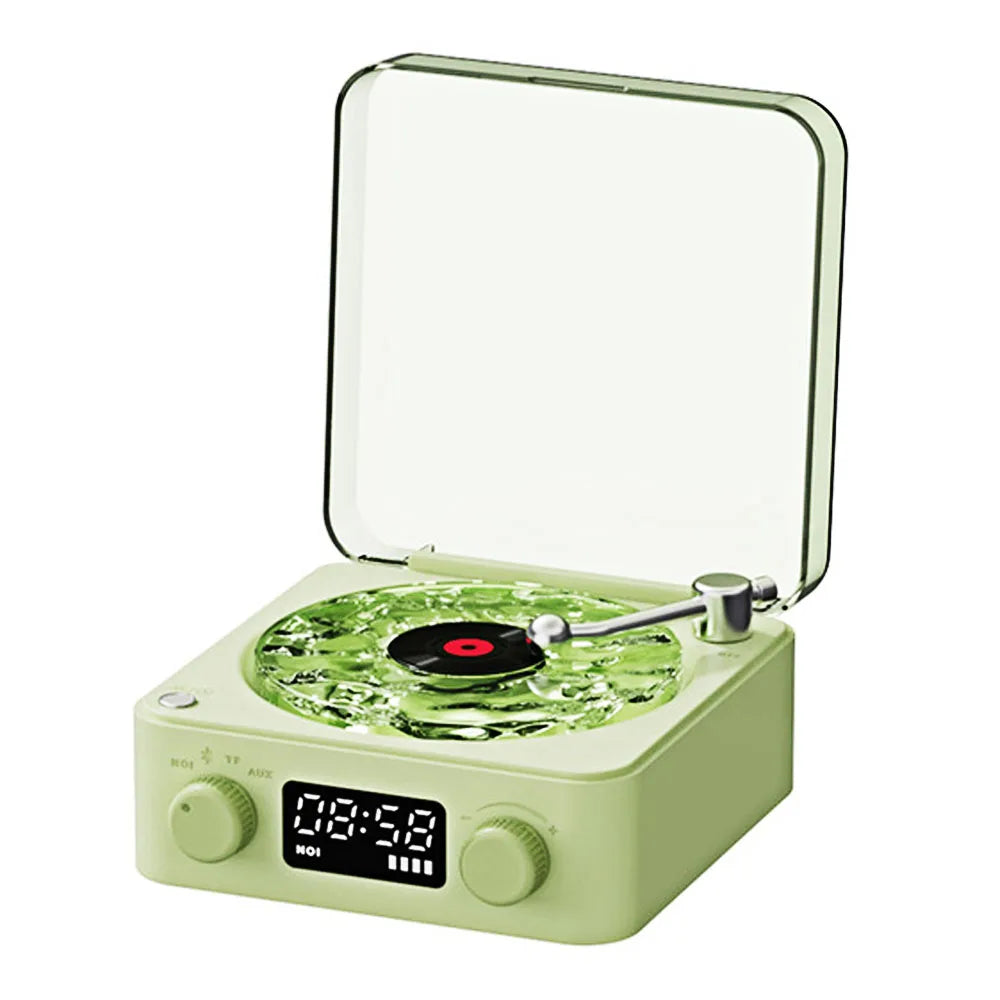 Mini Retro Bluetooth Speaker with White Noise & RGB Lights