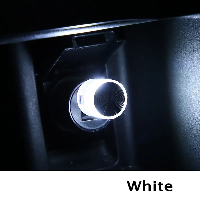 "1PC Car Mini USB LED Ambient Light – Plug & Play Decorative Lamp"