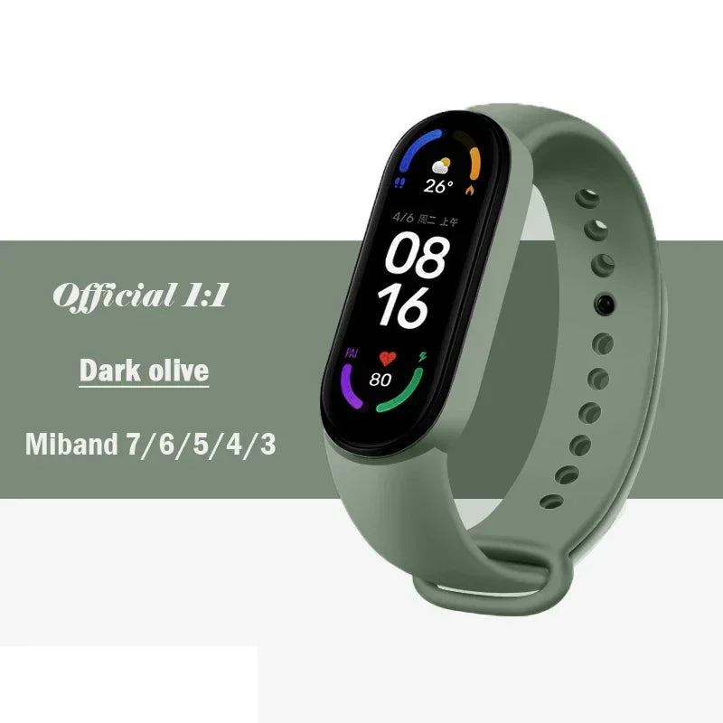 Silicone Strap for Xiaomi Mi Band (3-7 NFC)
