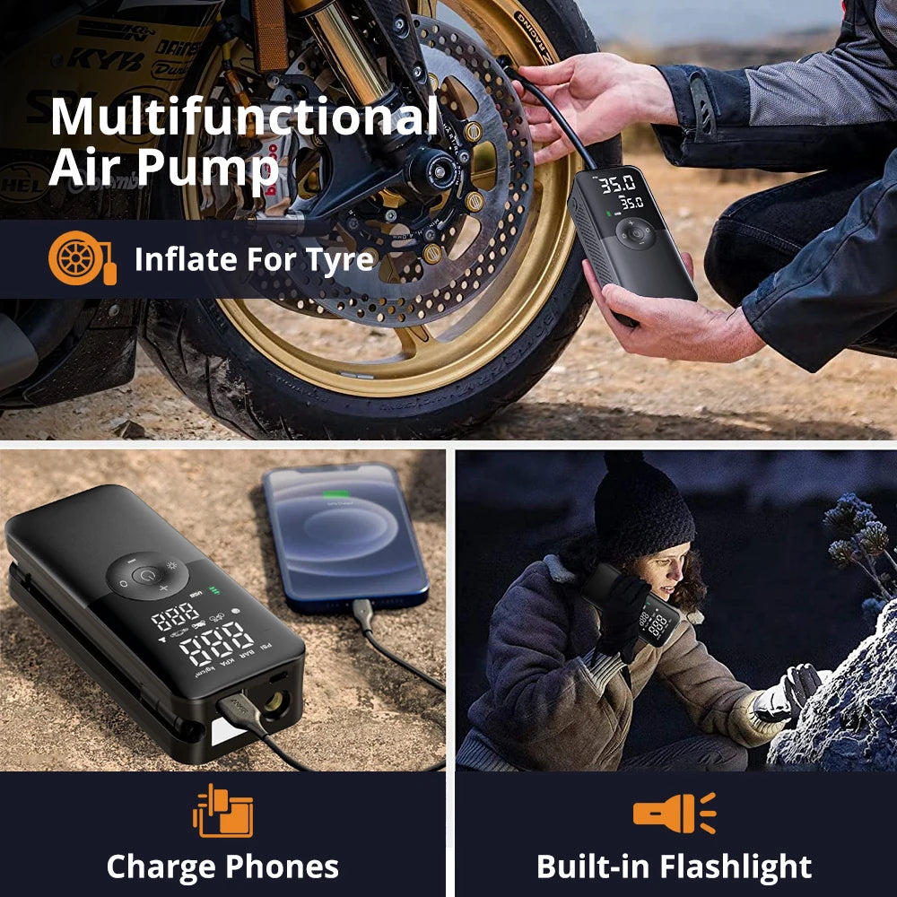 Carsun Portable Rechargeable Tire & Ball Inflator"