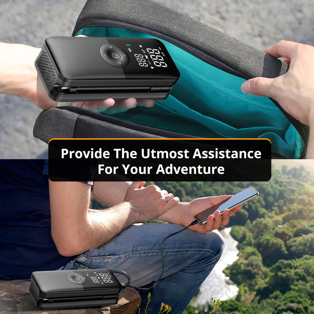 Carsun Portable Rechargeable Tire & Ball Inflator"