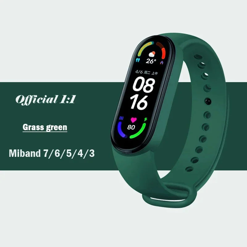 Silicone Strap for Xiaomi Mi Band (3-7 NFC)