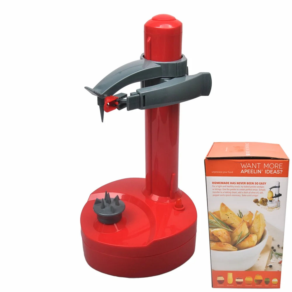 Automatic Potato Peeler Electric with 3 Blades 220V 110V Peeler Apple Paring Machine Kitchen Corer Cutter For Vegetable Fruits