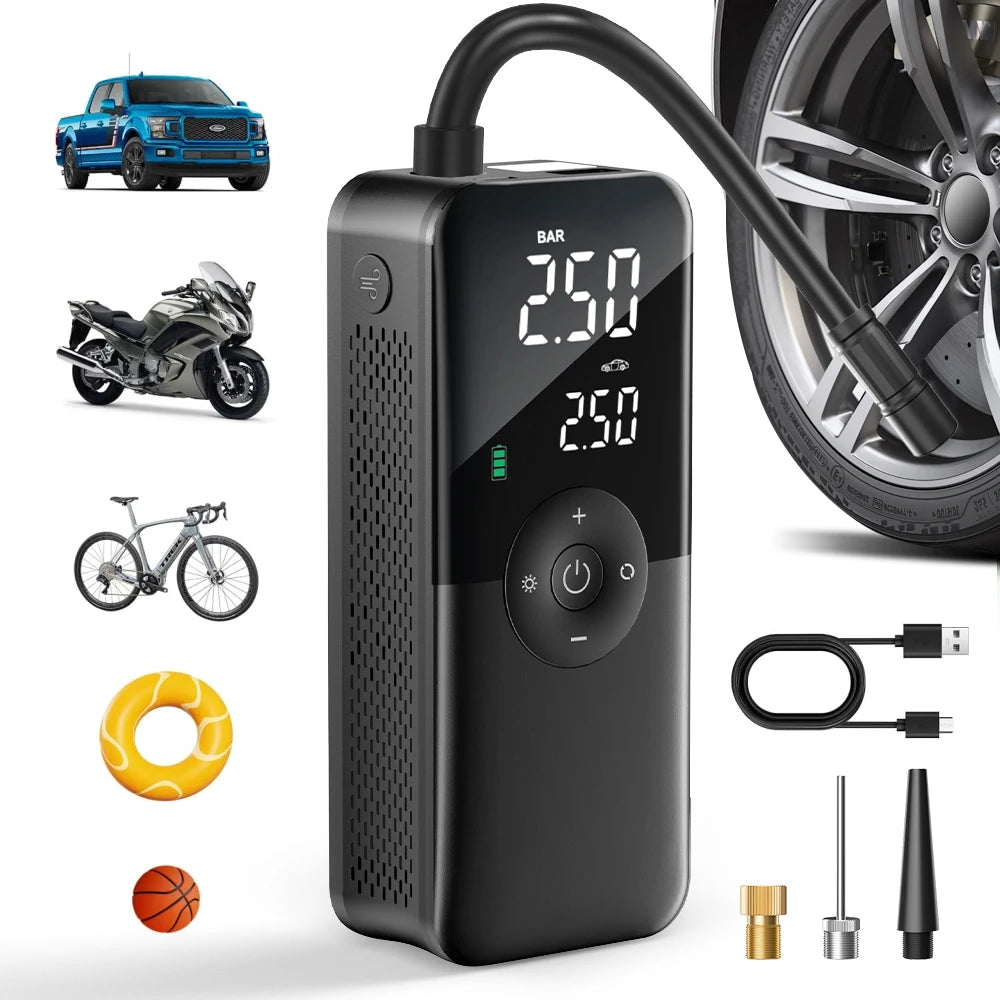 Carsun Portable Rechargeable Tire & Ball Inflator"