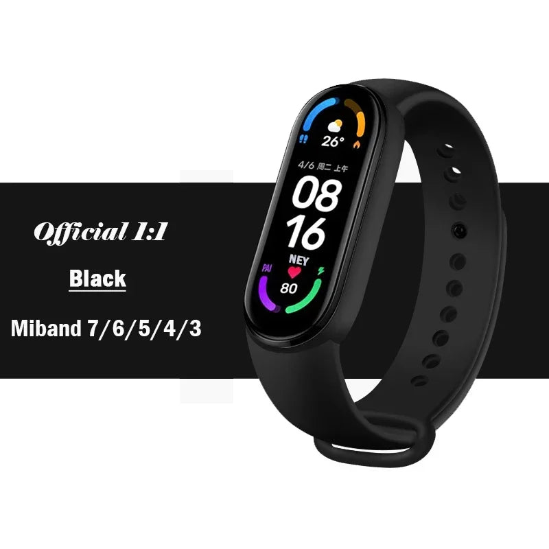 Silicone Strap for Xiaomi Mi Band (3-7 NFC)