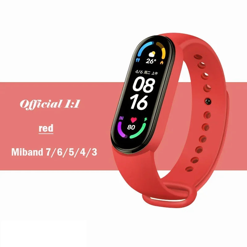Silicone Strap for Xiaomi Mi Band (3-7 NFC)