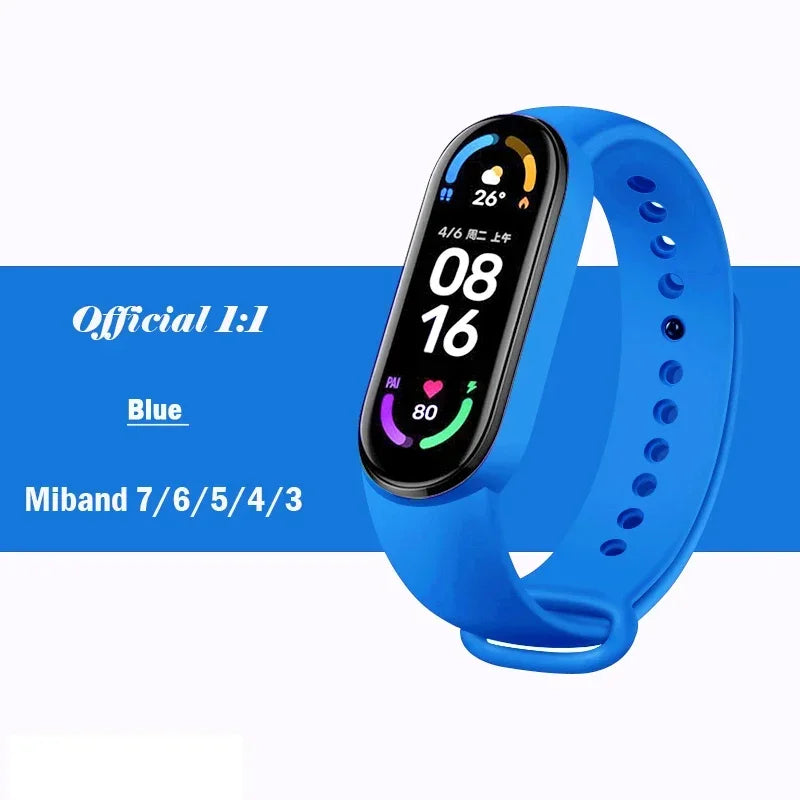 Silicone Strap for Xiaomi Mi Band (3-7 NFC)