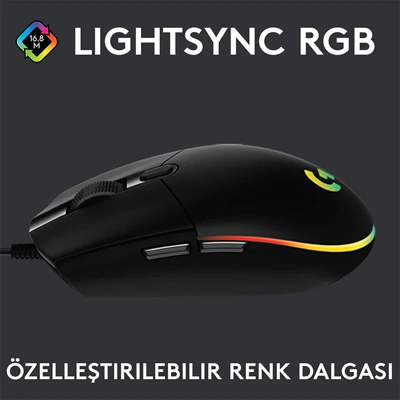 Logitech G102 Wired Gaming Mouse 8000 DPI