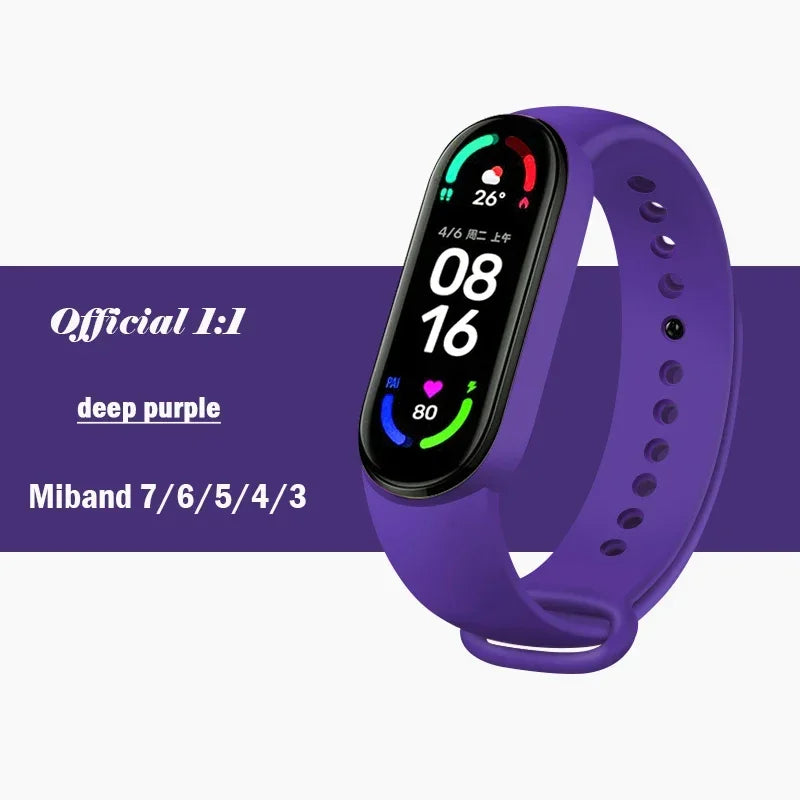 Silicone Strap for Xiaomi Mi Band (3-7 NFC)