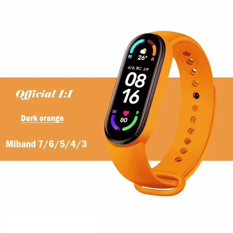 Silicone Strap for Xiaomi Mi Band (3-7 NFC)