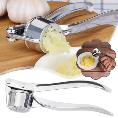 Stainless Steel Multifunction Garlic Press Crusher Kitchen Cooking Ginger Squeezer Masher Handheld Ginger Mincer Tools
